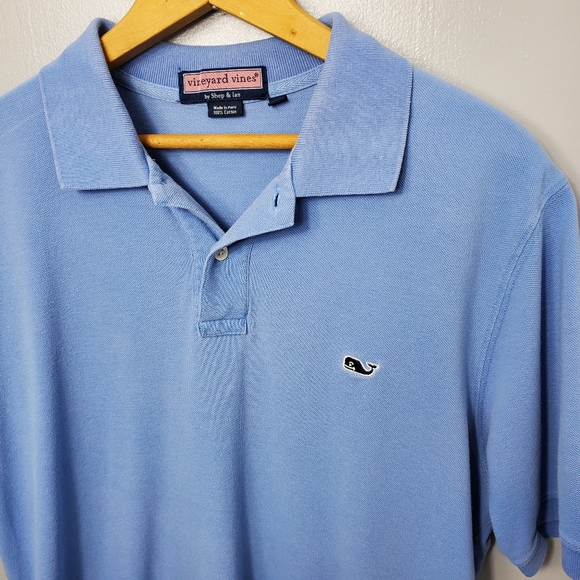 VINEYARD VINES Light Blue Polo Shirt - Picture 2 of 4